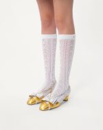 BOWOW SLINGBACK PUMPS IN LAMINATED NAPPA 45MM - Image 7